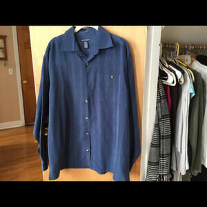 Men’s blue Knightsbridge Dress Shirt Sz M